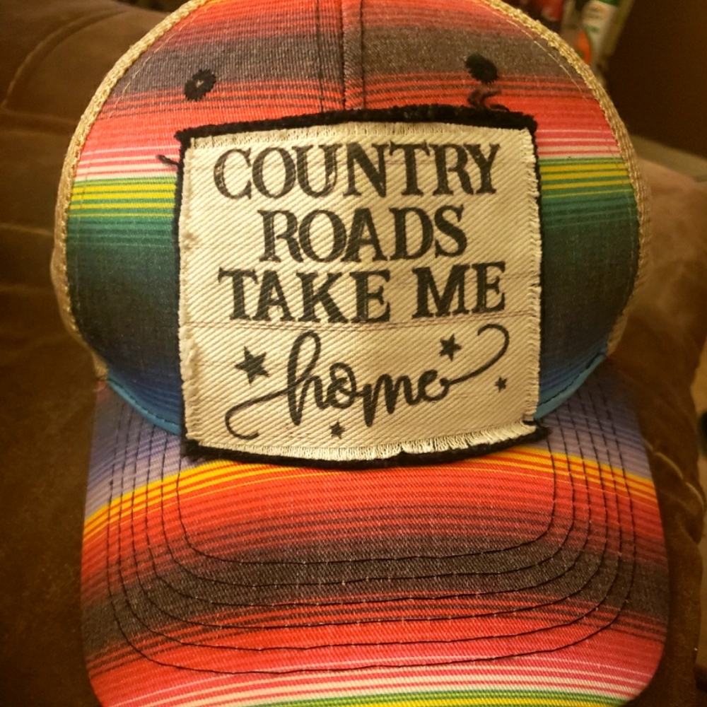 Serape pattern hat